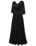 1 x RAW Customer Returns DRESSTELLS Women s Festive Cocktail Dresses for Wedding Dress Black Long Rockabilly Dresses Black XL - RRP €64.52