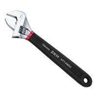 1 x RAW Customer Returns ZKH 150mm wrench, adjustable wrench, single open-end wrench made of chrome-vanadium steel max. 20mm jaw width  - RRP €9.99