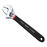 1 x RAW Customer Returns ZKH 150mm wrench, adjustable wrench, single open-end wrench made of chrome-vanadium steel max. 20mm jaw width  - RRP €10.07