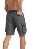 1 x RAW Customer Returns Tansozer Shorts Men Summer Quick-drying Hiking Pants Shorts Men Stretch Cargo Bermuda Sports Pants Outdoor Trekking Hiking Men Shorts Dark Gray 2XL - RRP €31.8