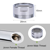 1 x RAW Customer Returns Aerator, faucet filter aerator, faucet attachment aerator, mixing nozzle insert, faucet strainer insert, faucet strainer - RRP €6.29