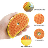 7 x Brand New LOMUG Cat Steamy Brush 3 in 1 - Steam Brush Pet Hair Removal Brush for Pets Yellow - RRP €73.08