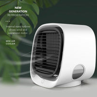 1 x RAW Customer Returns FreezeMax - Portable Air Cooler - Silent Personal Fan - Refreshing, Fast, Portable, Efficient, Ultra Safe - Combat High Temperatures with Freeze Max - RRP €41.23