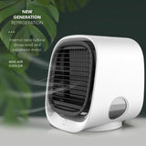 1 x RAW Customer Returns FreezeMax - Portable Air Cooler - Silent Personal Fan - Refreshing, Fast, Portable, Efficient, Ultra Safe - Combat High Temperatures with Freeze Max - RRP €41.23