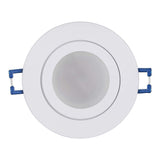 1 x RAW Customer Returns YanFeiYit 5x LED recessed spotlights round white 5W warm white flat 230V recessed light IP44 also for bathroom, outdoor area borehole 60mm bathroom ceiling spot bathroom recessed spotlight - RRP €38.99