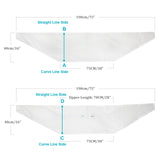 1 x RAW Customer Returns HOOMEE window seal for mobile air conditioning units roof windows, hot air stop for attachment to pivoting windows, window seal air conditioning for max. 390cm window circumference, window putty set 2x190cm - RRP €26.99