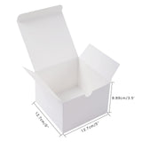 2 x Brand New komstuon Pack of 20 gift boxes, 5 x 5 x 3.5 inch gift boxes with lids, kraft paper gift boxes for Mother s Day, wedding, birthday, anniversary white gift box  - RRP €32.8