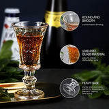 1 x RAW Customer Returns Srgeilzati stemmed port glasses, liqueur glasses, shot glasses, limoncello glasses 6  - RRP €17.14