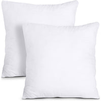 1 x RAW Customer Returns Utopia Bedding Cushion Filling 45 x 45 cm 2 Units , Silicone Virgin Fiber, Sofa Pillows White  - RRP €15.62