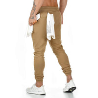 1 x RAW Customer Returns Yageshark Jogging Pants Men Cotton Sweatpants Sports Pants Fitness Slim Fit Pants Casual Pants Joggers Jogging Pants Men Streetwear Khaki, Medium  - RRP €27.99