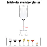 8 x Brand New Iriisy Wine Glass Holder Hanging Glass Holder Holder with 4 Rails Stemware Holder Keep Glasses Dry Hanging or Wall Mounted Chrome Home Wine Bar Decoration White  - RRP €194.72