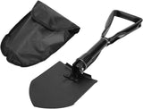 1 x RAW Customer Returns Large 47cm multifunctional folding shovel, folding shovel with storage bag, camping shovel for shoveling digging cutting planing sawing wood, folding shovel - RRP €26.4