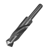 1 x RAW Customer Returns sourcing map 22.5mm Reduced Shank Drill Bit HSS 9341 Black Oxide with 1 2 Straight Shank - RRP €18.14