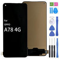 1 x RAW Customer Returns iYAiYO LCD Screen Display Digitizer Touch Screen Replacement Compatible with Oppo A78 4G CPH2565 Incell Full Screen with Tools-Black - RRP €39.19