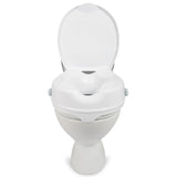 1 x RAW Customer Returns Dunimed Toilet Seat Raise - 10 cm with Lid - Attachable Toilet Seat Raise - Toilet Seat Raise - Toilet Seat Attachment for the Elderly, Multi-Colour - RRP €35.28