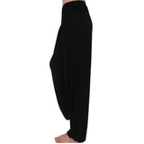 1 x RAW Customer Returns MEISHINE Women s Yoga Pants Cotton Modal Harem Trousers Leggings for Dance, Yoga, Lounging, Fitness - Very Soft Size M, Black  - RRP €25.24