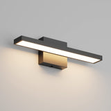 1 x RAW Customer Returns Klighten LED mirror light bathroom 40cm, 12W IP44 bathroom lamp wall, mirror lamp for bathroom, bathroom lamp bathroom light wall modern, 1080LM, 3000K warm white, 60 LEDs, 110V-240V, black - RRP €35.04