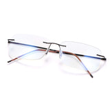 1 x RAW Customer Returns Rimless progressive lenses progressive multifocal reading glasses super light titanium multifocus glasses for men and women reading glasses anti-blue light vision aid reading aid computer reader anti fatigue glasses - RRP €28.21