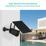 1 x RAW Customer Returns 6W Solar Panel for Security Camera, USB Solar Panel Compatible with Rechargeable Battery Camera, Solar Panel with 9.8ft Charging Cable, IP65 Waterproof - RRP €22.99