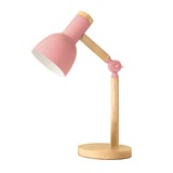 1 x RAW Customer Returns sky table lamp, adjustable wooden table lamp, children s desk lamp for bedroom, living room, E27 socket reading next to lamp pink  - RRP €30.24