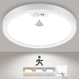 1 x Brand New LINEWAY LED ceiling light with motion detector round ceiling light inside 22cm 18W 1500LM cold white lamp ceiling light with motion sensor wall light for stairs basement bathroom balcony garage - RRP €20.4