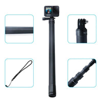 1 x RAW Customer Returns TELESIN 106 Ultra Long Selfie Stick Upgraded 2.7 Meters Carbon Fiber Handheld Extendable Rod Monopod for GoPro Max Hero 10 9 8 7 6 5,DJI OSMO Action Insta 360 Action Cameras - RRP €51.99