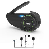 1 x RAW Customer Returns EJEAS Q8 Mesh 3.0 Group Intercom Communication System, Motorcycle Helmet Bluetooth 5.1 Headset with CVC Noise Reduction and Music Sharing for 6 Motorcyclists 1 Pack  - RRP €99.99