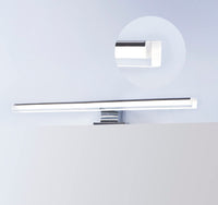 1 x RAW Customer Returns DILUMEN mirror lamp bathroom, super bright mirror light bathroom 10w 1100lm 40cm, elegant bathroom light, mirror cabinet lighting 230v IP44 mirror lamp bathroom, cold white 6000K CRI 90 bathroom mirror light - RRP €28.22