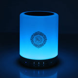 1 x RAW Customer Returns Quran Speaker, Portable 8GMP3 Touch LED Lamp Wireless Remote Control Quran Speaker with 16 Languages Portable LED Touch Cube FM MP3 Music Player Night - RRP €53.69