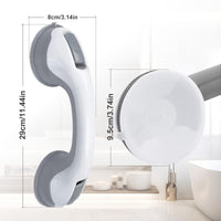 2 x RAW Customer Returns Yuirshion Pack of 2 Shower No Drilling, Shower Handle with Suction Cup, Grab Bars for Seniors, Portable Bath Handle for Bathtub, Shower, Toilet - RRP €30.62