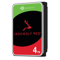 1 x RAW Customer Returns Seagate IronWolf Pro, NAS internal hard drive 4TB HDD, 3.5 inch, 7200 rpm, CMR, 128 MB cache, SATA 6GB s, silver, including 3 years rescue service, model no. ST4000NE001 - RRP €114.89