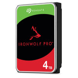 1 x RAW Customer Returns Seagate IronWolf Pro, NAS internal hard drive 4TB HDD, 3.5 inch, 7200 rpm, CMR, 128 MB cache, SATA 6GB s, silver, including 3 years rescue service, model no. ST4000NE001 - RRP €114.89