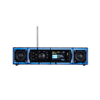 1 x RAW Customer Returns AOVOTO ALK103-TFT FM DAB Radio Do It Yourself DIY Kits with Acrylic Housing, DIY DAB FM Sets with Alarm Mode TFT Display Stereo Soundbox Blue  - RRP €49.95