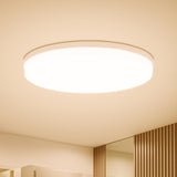 1 x RAW Customer Returns Combuh LED Ceiling Light Round 48W 4320LM, Flat Ceiling Lamp LED Bathroom Lamp Ceiling Ultra Thin Lamps Ceiling Lamps for Bedroom Living Room Kitchen Warm White 3000K 30cm - RRP €30.99