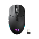 1 x RAW Customer Returns Redragon M719 Wireless Optical Gaming Mouse, 7 Programmable Buttons, RGB Backlit, 10,000 DPI, Ergonomic PC Computer Gaming Mice with Fire Button - RRP €36.83