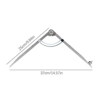 1 x RAW Customer Returns Susurro 150mm 250mm Compass Pencil Holder Carbon Steel Large Splitter Distance Compass Pencil Marking 250mm - RRP €20.56