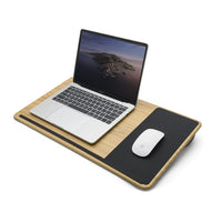 1 x RAW Customer Returns ergomi laptop cushion lap Home office cushion tray with pillow Laptop table for bed couch sofa Laptop pad for max. 17 inch notebook, tablet 30.5 x 57 x 4.5 cm - RRP €44.98