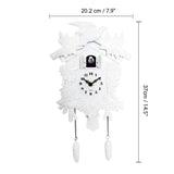 1 x RAW Customer Returns WALPLUS Elegant White Cuckoo Clock Wall Art Home Living Room Kitchen Decor Restaurant Cafe Hotel Office Decoration - RRP €58.8