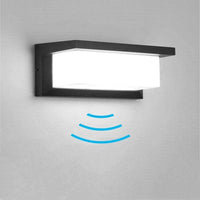 4 x RAW Customer Returns Outdoor light with motion detector, 18W LED wall light motion detector outdoor wall lamp indoor wall light waterproof IP65 wall lighting for garden hallway path porch bedroom stairwell - RRP €105.84