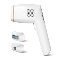 1 x RAW Customer Returns IPL devices hair removal with infinite light pulses and 2 attachments laser hair removal device for face body bikini area armpits - RRP €79.99