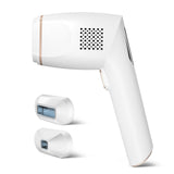 2 x RAW Customer Returns IPL devices hair removal with infinite light pulses and 2 attachments laser hair removal device for face body bikini area armpits - RRP €50.4