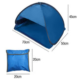 1 x RAW Customer Returns WERTAZ pop up beach tent small Sun Shelters Instant Pop Up Face Shade Canopy Anti-UV Automatic Shade Tent for Outdoor Beach Camping Fishing Hiking - RRP €20.16