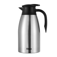 1 x RAW Customer Returns Tiken 2L Thermos Flask Stainless Steel Double Wall Vacuum Insulated Coffee Pot - RRP €32.99