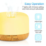 3 x RAW Customer Returns LOMUG Aroma Diffuser, 450ML Air Humidifier Ultrasonic Humidifier Aromatherapy Diffuser LED with 7 Colors Electric Fragrance Lamp Automatic Shut-off for Home Bedroom Office Room Yoga Spa - RRP €62.97