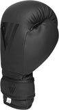 1 x RAW Customer Returns WFX Kids Boxing Gloves for Children 2 4 170g Training MMA Boys Girls Punching Bag Kickboxing Muay Thai Youth Junior Matte Black Gloves Gift for Kids 170g, Black  - RRP €17.95