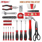 1 x RAW Customer Returns Hi-Spec 54 pcs. tool case filled for home and garage - A reliable companion for do-it-yourselfers, DIY lovers and - A perfect tool set for the household - RRP €31.99