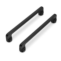 1 x RAW Customer Returns LONTAN Pack of 5 cabinet handles black 128 mm hole spacing handles for kitchen cabinets furniture handles kitchen handles door handle kitchen black drawer handles furniture handles - RRP €19.15