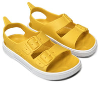 1 x RAW Customer Returns BOATILUS IRKY VEG SEA SANDALS, HIKING SHOES, POOL SANDALS, FLIP-FLOPS FOR KIDS IrkyVeg YELLOW Size 32 33 - RRP €60.0