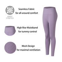 1 x RAW Customer Returns SEGRILA Sports Leggings Women s 7 8 High Waist Long Sports Pants Yoga Pants Gym Tights Opaque Lavender, Medium - RRP €14.03