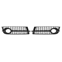 1 x RAW Customer Returns Fog Light Cover, 2pcs ABS Plastic Front Bumper Fog Light Grille Cover Trim Black Glossy Replacement for TT 8J Standard Bumper 2006-2014 Grille - RRP €94.27